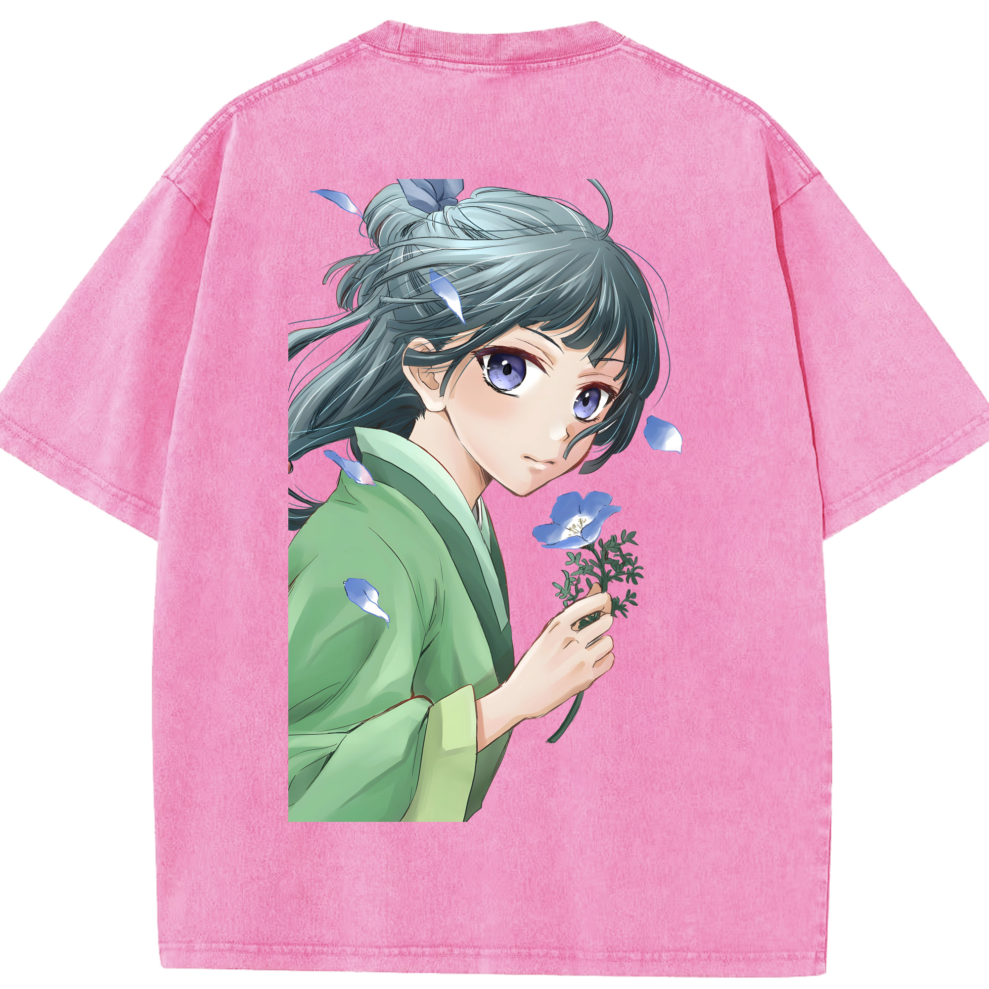 （画像用） 薬屋のひとりごと The Apothecary Diaries 綿100% ヴィンテージ風 半袖Tシャツ（背面プリント）